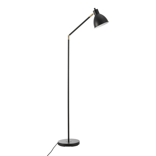 Stehleuchte Stockport 139cm Schwarz/Gold [lux.pro]