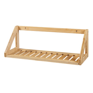 Wandregalset Gjerdrum 2er Set 43x15x15cm Bambus [en.casa]