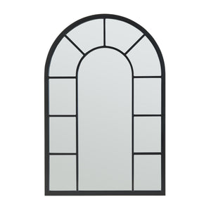Wandspiegel Enonkoski 90x60 cm Schwarz [en.casa]