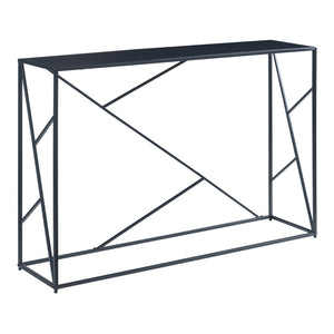 Konsolentisch Rättvik 120x30x80 cm Schwarz [en.casa]