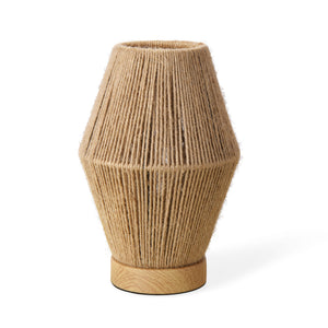 Tischleuchte Arundel 1xE27 Holzoptik/Natur [lux.pro]