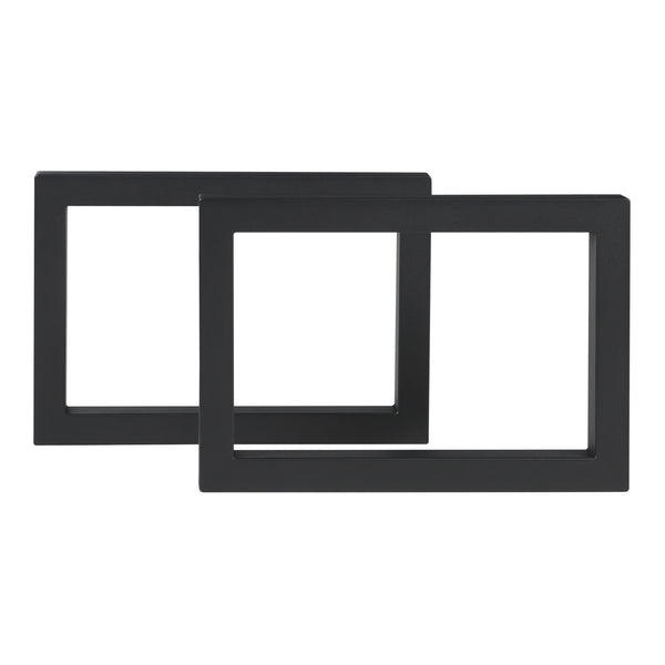 Tischgestell 2er Set Lunderskov 35x50cm Schwarz [en.casa]