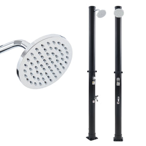 Solardusche Frerievn mit Fußdusche 215 cm 18L  [casa.pro]