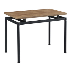 Essgruppe Hemnes 5-teilig Eicheoptik/Hellbraun [en.casa]