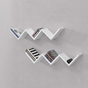 Wandregal Askim 72x15x14 cm 2er Set versch. Farben en.casa