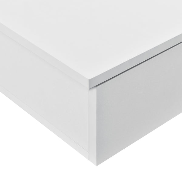 Wandregal Larvik mit Staufach Dunkelgrau en.casa