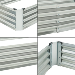 Hochbeet mit Gewächshaus Balsorano 186x96x98 cm [en.casa]