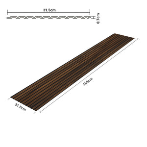3D-Wandpaneel Set 195x31,5 cm [NEU.HOLZ]