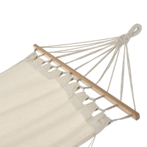 Hängematte Corinto 200x80 cm Max. 150 kg für Innen und Außen Creme casa.pro