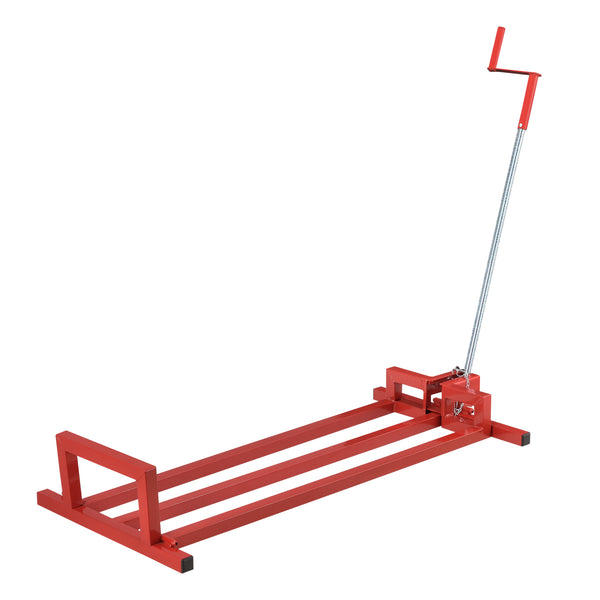 Rasentraktorheber Max 300 kg Stahl Rot pro.tec