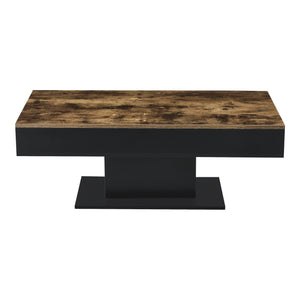 Couchtisch Lünen Holzoptik/Schwarz [en.casa]