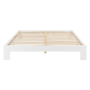 Holzbett Raisio mit Kaltschaummatratze versch. Farben und Größen en.casa