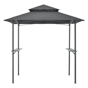 Grillpavillon Parga 250x241x151cm Dunkelgrau en.casa