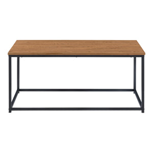 Couchtisch Esbjerg 100x55x45cm Dunkler Holzton en.casa