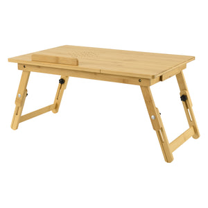 Bambus Laptoptisch Trysil 55x35x28cm [en.casa]