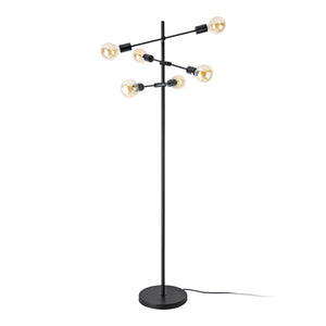 Stehleuchte Craigavon 154cm x 28cm Schwarz [lux.pro]