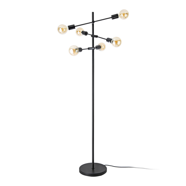 Stehleuchte Craigavon 154cm x 28cm Schwarz [lux.pro]