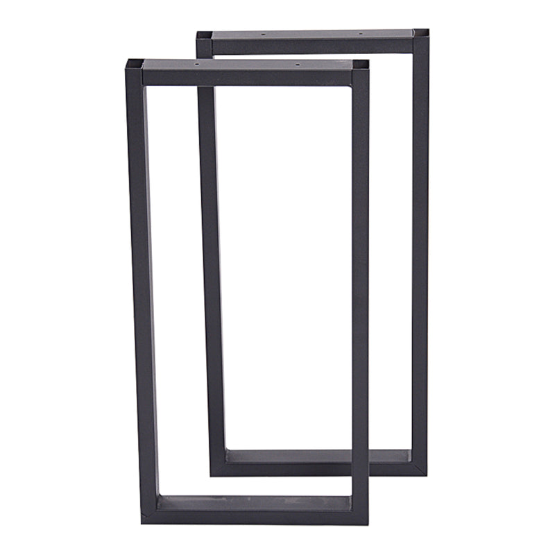 Maßskizze Tischgestell Møldrup 56x27cm Schwarz [en.casa]