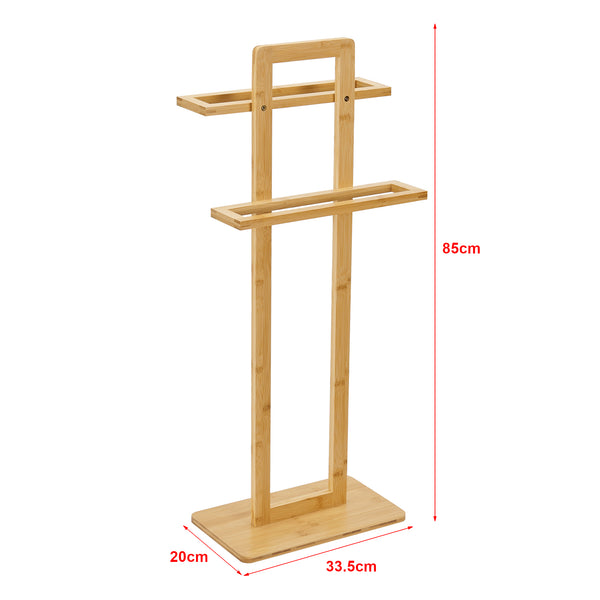 Stand-Handtuchhalter Træna Bambus [en.casa]