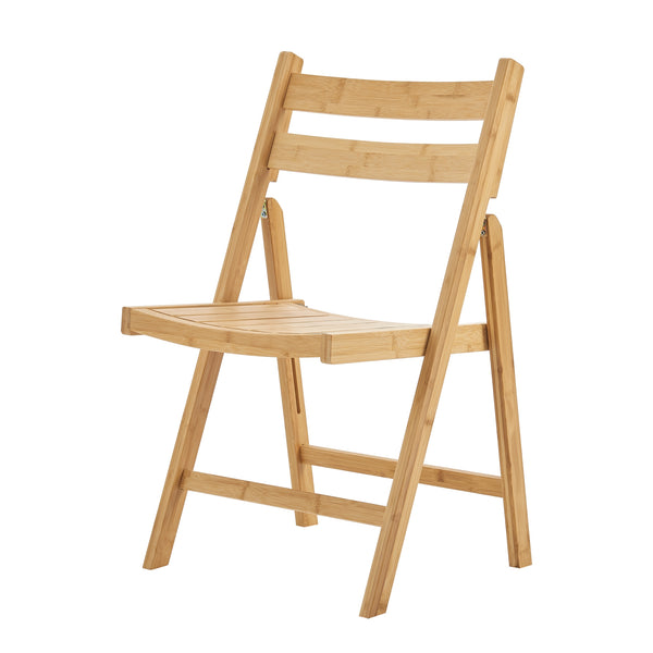 Klappstuhl Gran aus Bambus im 2er Set [en.casa]