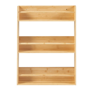 Wandregal Hareid 80x60x12cm Bambus [en.casa]