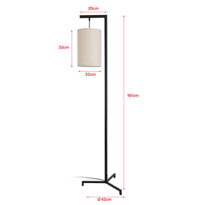 Stehleuchte Skaun 161 cm Beige [lux.pro]