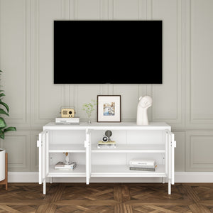 Fernsehschrank Castelli 114 x 40 x 60 cm Stahl [en.casa]