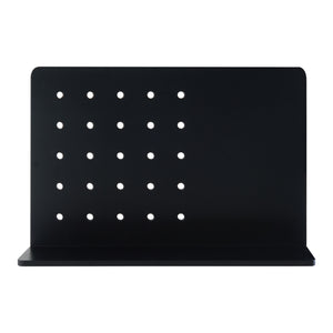 Wandregal Dønna 60x15x40cm Schwarz [en.casa]
