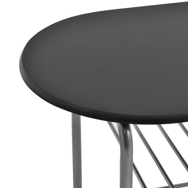 Essgruppe Yiltornio (Set, 3-tlg) Schwarz/Silver [en.casa]