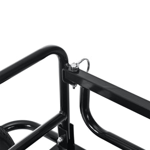 Fahrradanhänger 130x72x49 cm Max 40 kg Seitlicher Aufprallschutz pro.tec