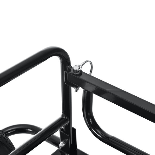 Fahrradanhänger 130x72x49 cm Max 40 kg Seitlicher Aufprallschutz pro.tec