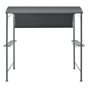 Grillpavillon Pyrgos 215 x 220 x 140 cm Dunkelgrau en.casa