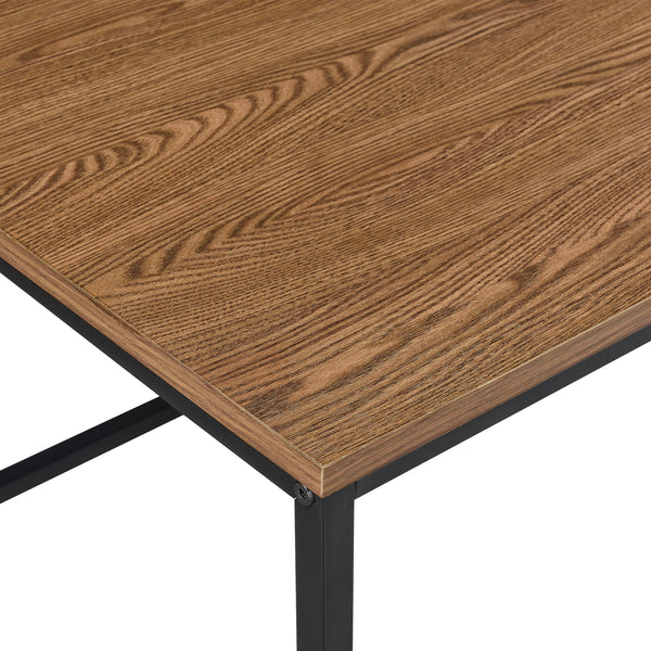 Couchtisch Esbjerg 100x55x45cm Dunkler Holzton en.casa