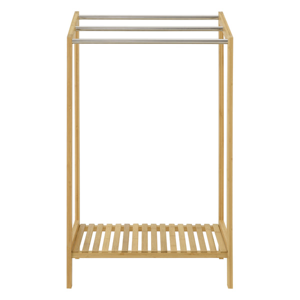 Bambus Handtuchhalter Kautokeino 51x31x85 cm [en.casa]