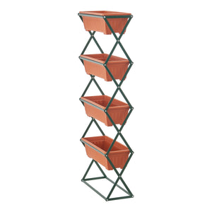 Vertikalbeet Veenendaal 51x21x125 cm 4-stufig [en.casa]