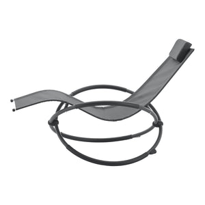 Schaukelliege Pulsano 150 kg Dunkelgrau [en.casa]