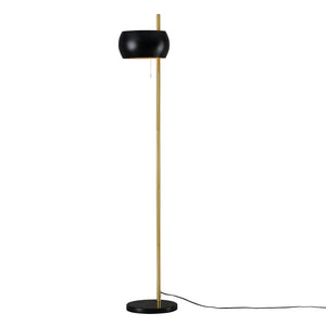 Stehlampe Luton Schwarz/Gold [lux.pro]