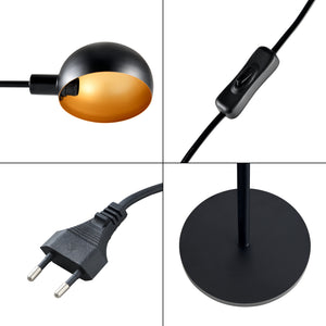 Stehlampe Bolton Schwarz [lux.pro]