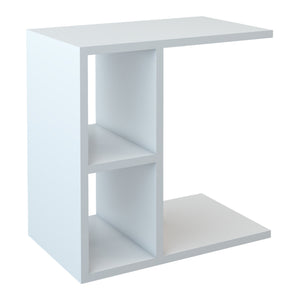 Beistelltisch Ravnsborg 50x50x30 cm Weiß [en.casa]