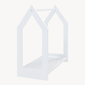 Garderobenständer Langeskov 78x75x35cm Weiß [en.casa]