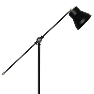 Stehleuchte Peterborough Schwarz [lux.pro]