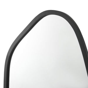 Wandspiegel Grottole schwarz, matt 62x50cm [en.casa]