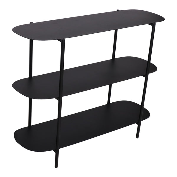 Konsolentisch Enebakk 70x90x32cm Schwarz, matt [en.casa]