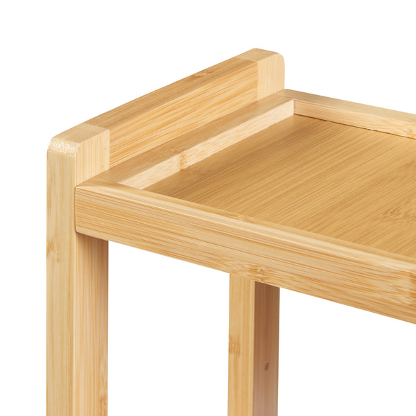 Badezimmerregal Höör 42x37x17 cm Bambus [en.casa]