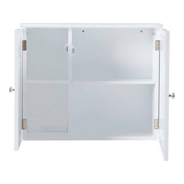 Spiegelschrank Karlsøy 50x60x15cm Weiß [en.casa]