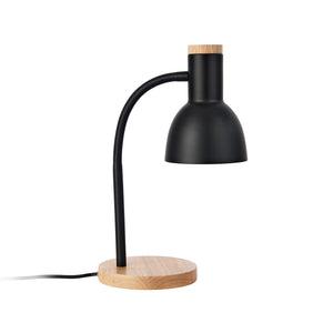 Tischleuchte Woodley Schwarz [lux.pro]