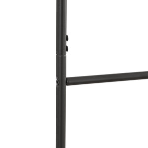 Handtuchleiter Bodø Stahl 176x38 cm Schwarz [en.casa]