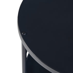 Servierwagen Munkedal Metall Schwarz [en.casa]