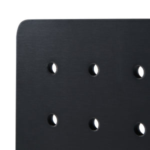 Wandregal Dønna 60x15x40cm Schwarz [en.casa]