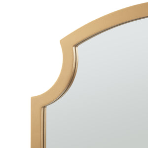 Wandspiegel Aura 80x55 cm Goldfarben [en.casa]